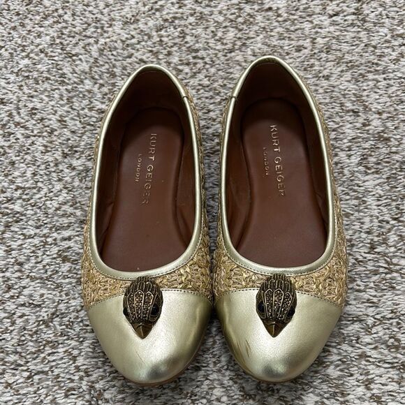 Kurt Geiger Shoes - Kurt Geiger Emmy Cap Toe Ballet Flats 37